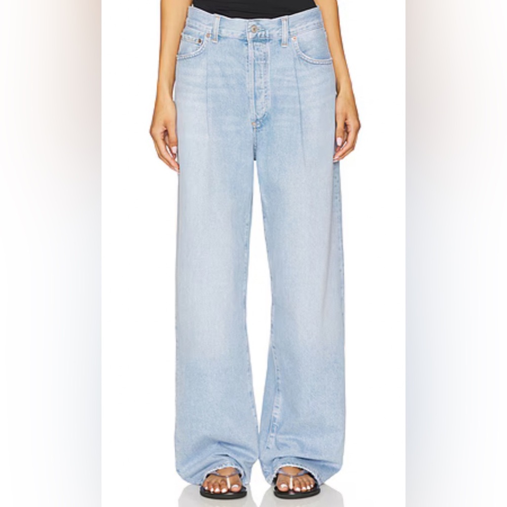 Light Wash Wide-Leg Women’s AGOLDE Jeans